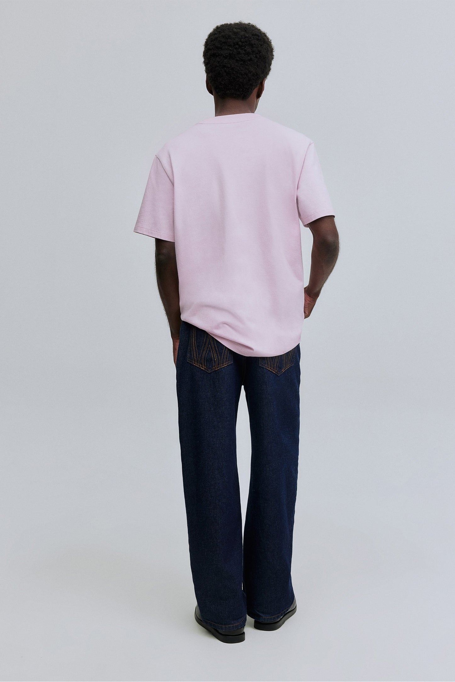 T-shirt Comfort Fit Frame Hering + Welcome - Rosa