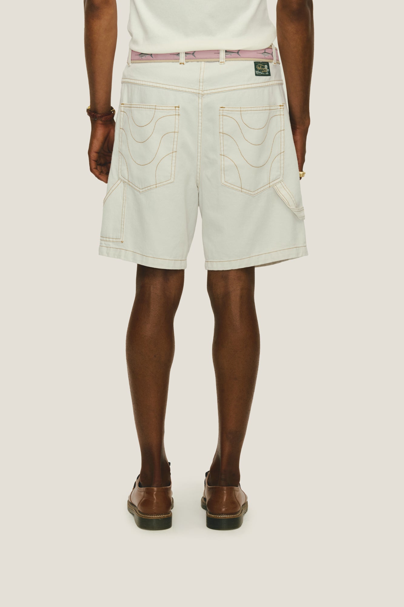 Bermuda Jeans Carpinteiro - Off White