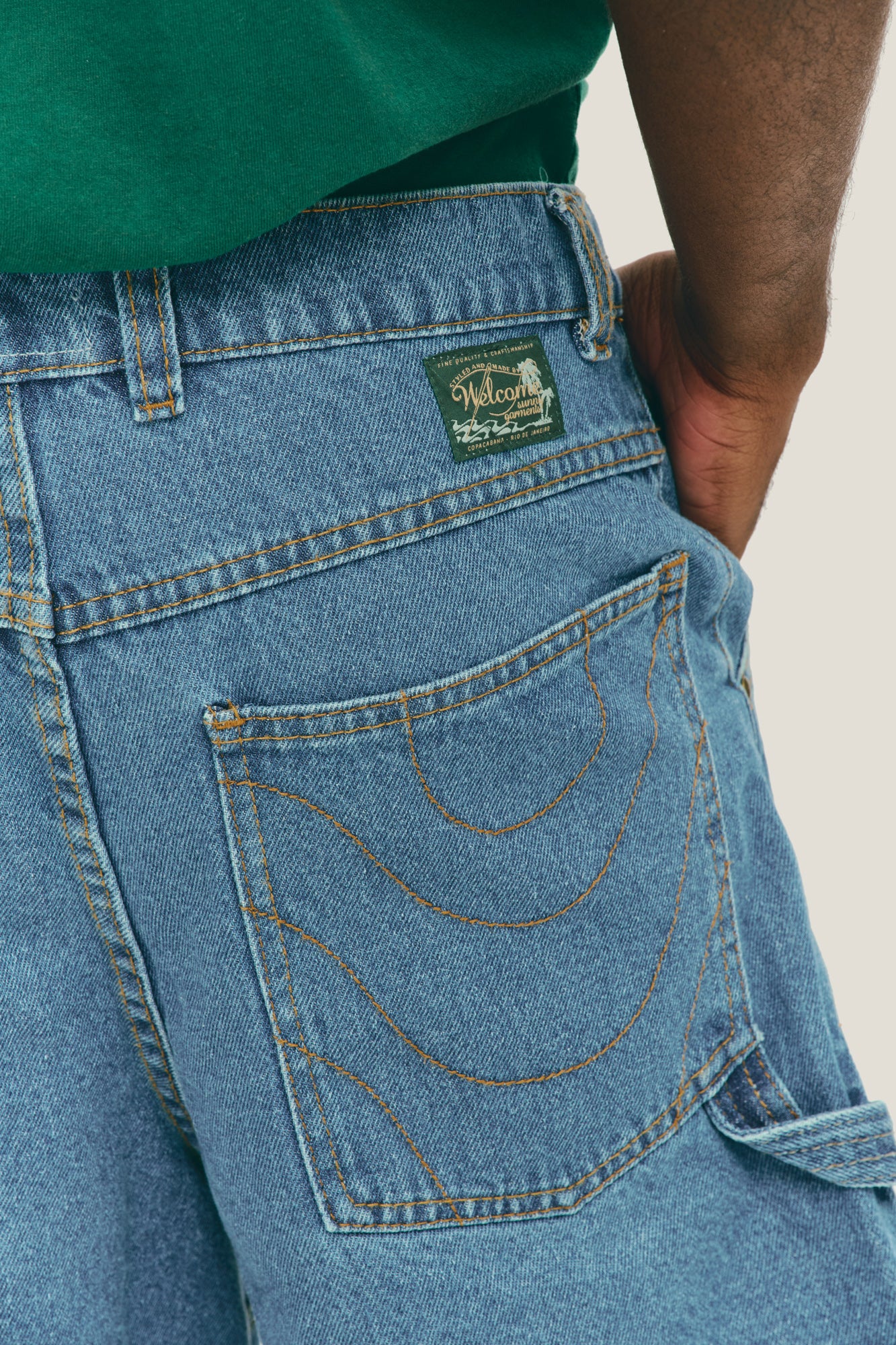 Bermuda Jeans Western - Média