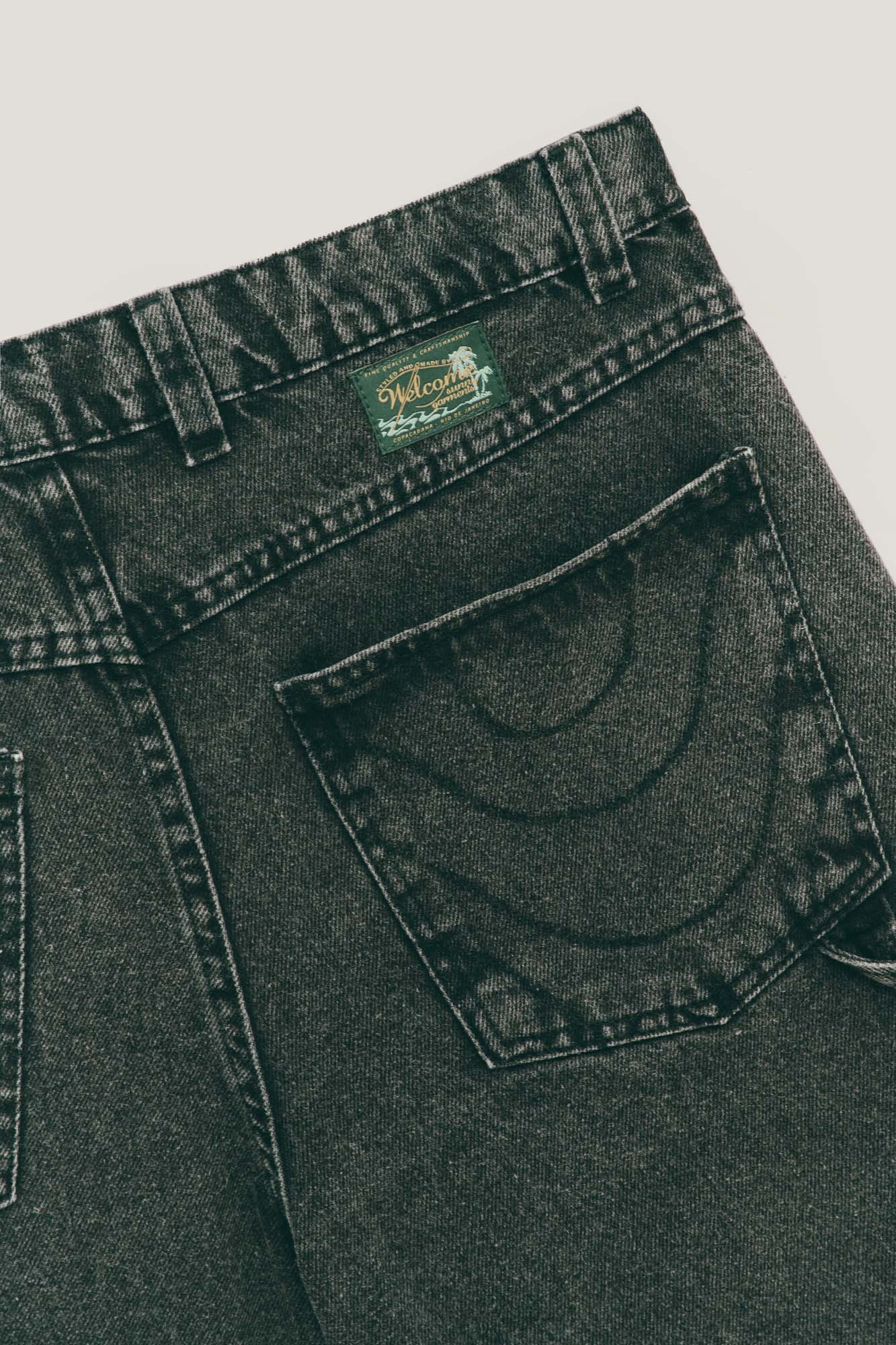 Bermuda Jeans Western - Preta