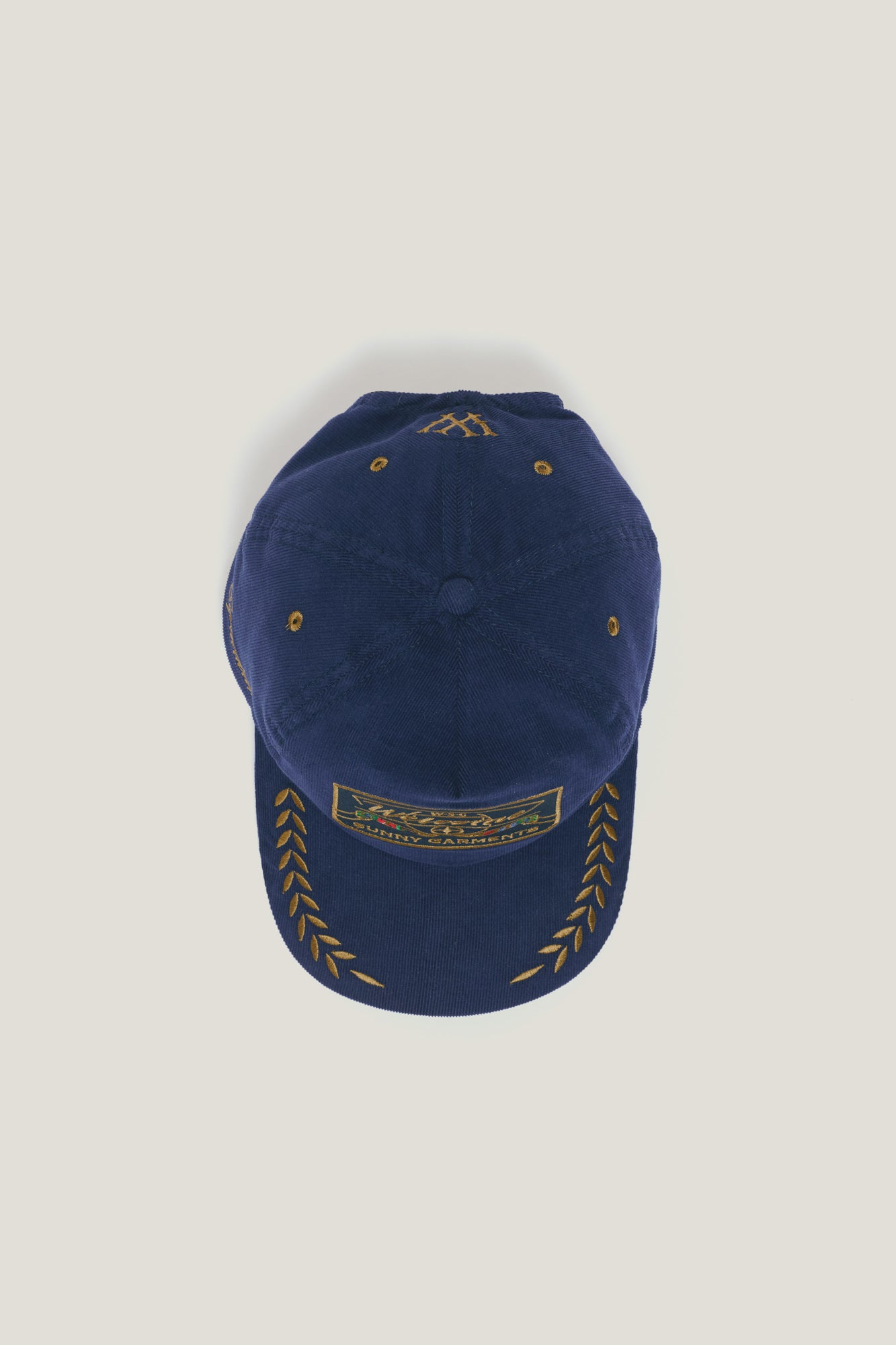 Boné Global Veludo - Azul Cobalto