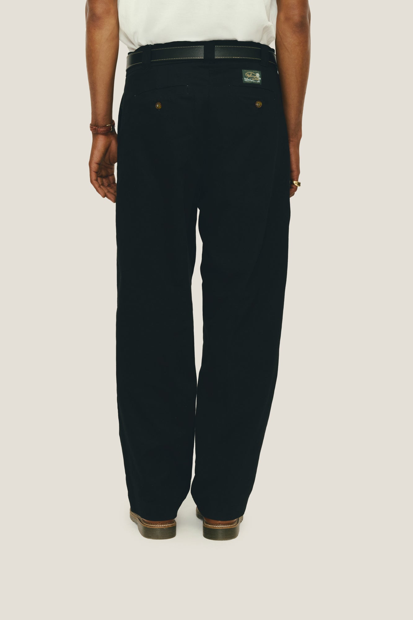 Calça Alfaiataria Dupla Prega - Preta