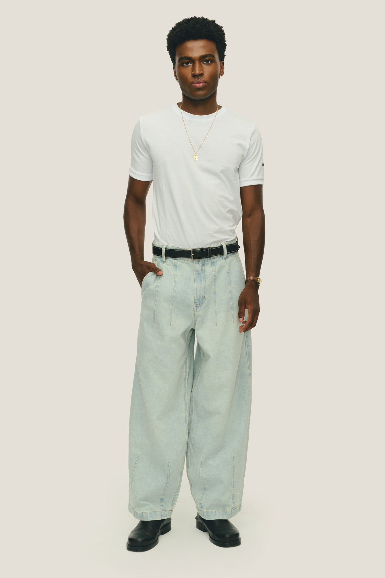 Calça Jeans Balloon - Acid Wash