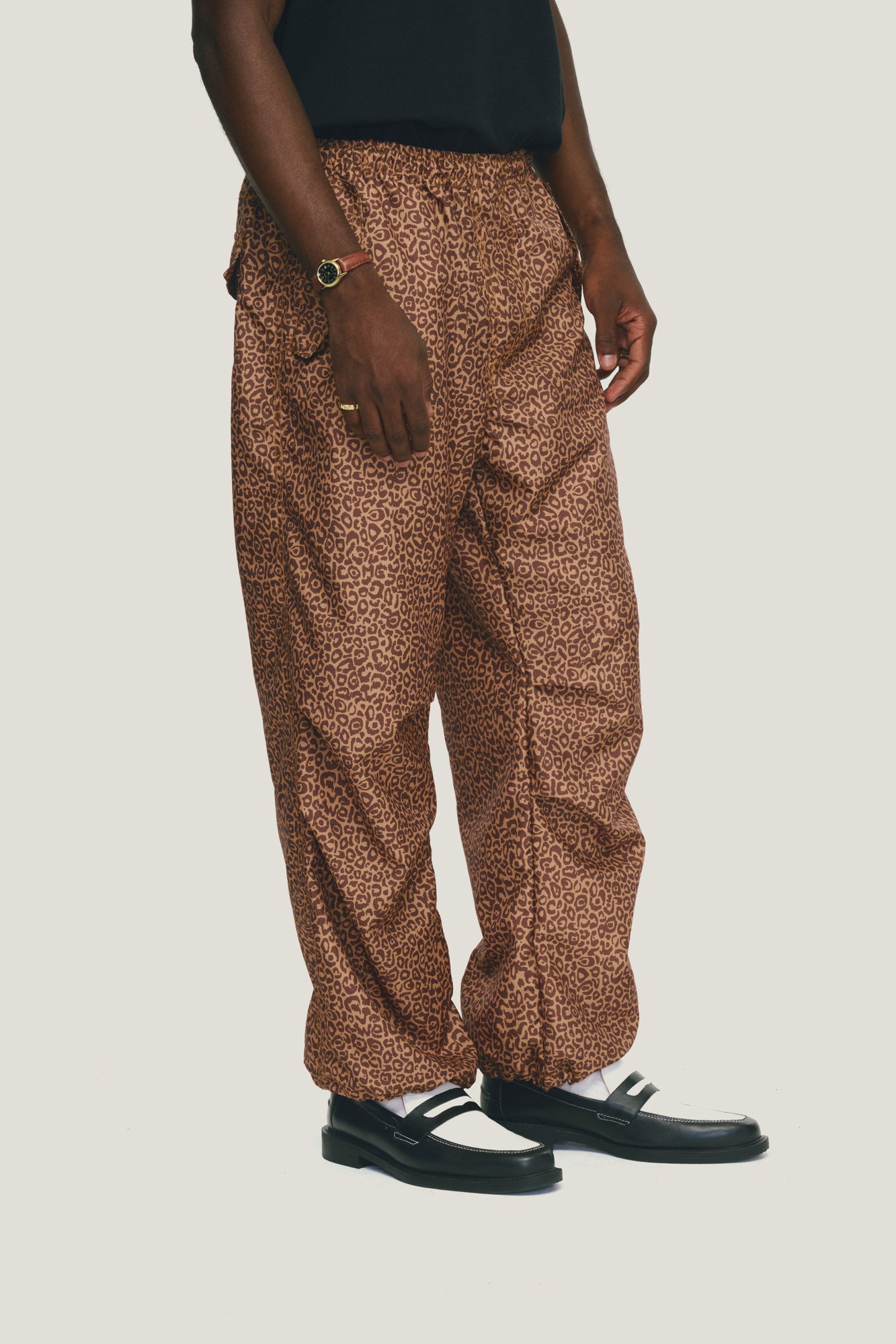 Sapato Penny Loafer Atlântico - Preto e Marfim