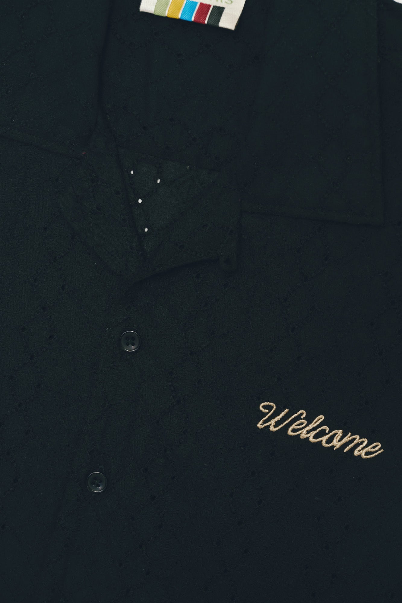 Camisa Laise Script - Preta