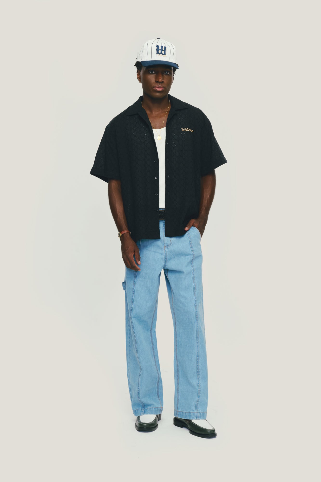 Camisa Laise Script - Preta
