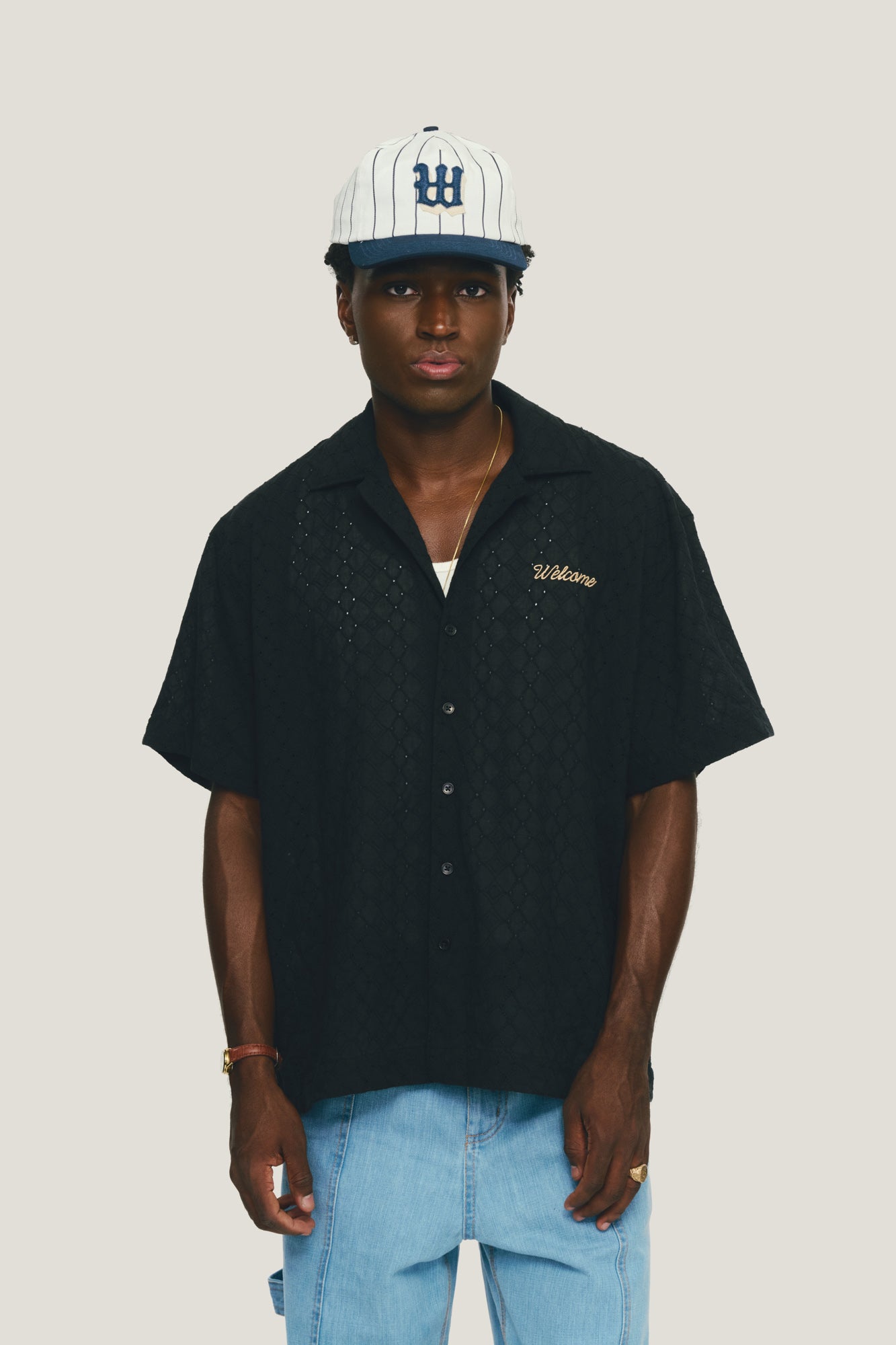 Camisa Laise Script - Preta