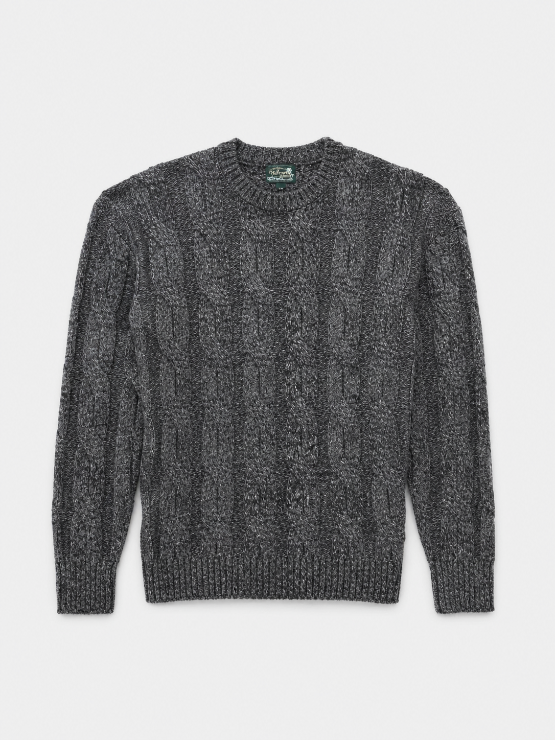 Suéter Cableknit - Cinza Chumbo