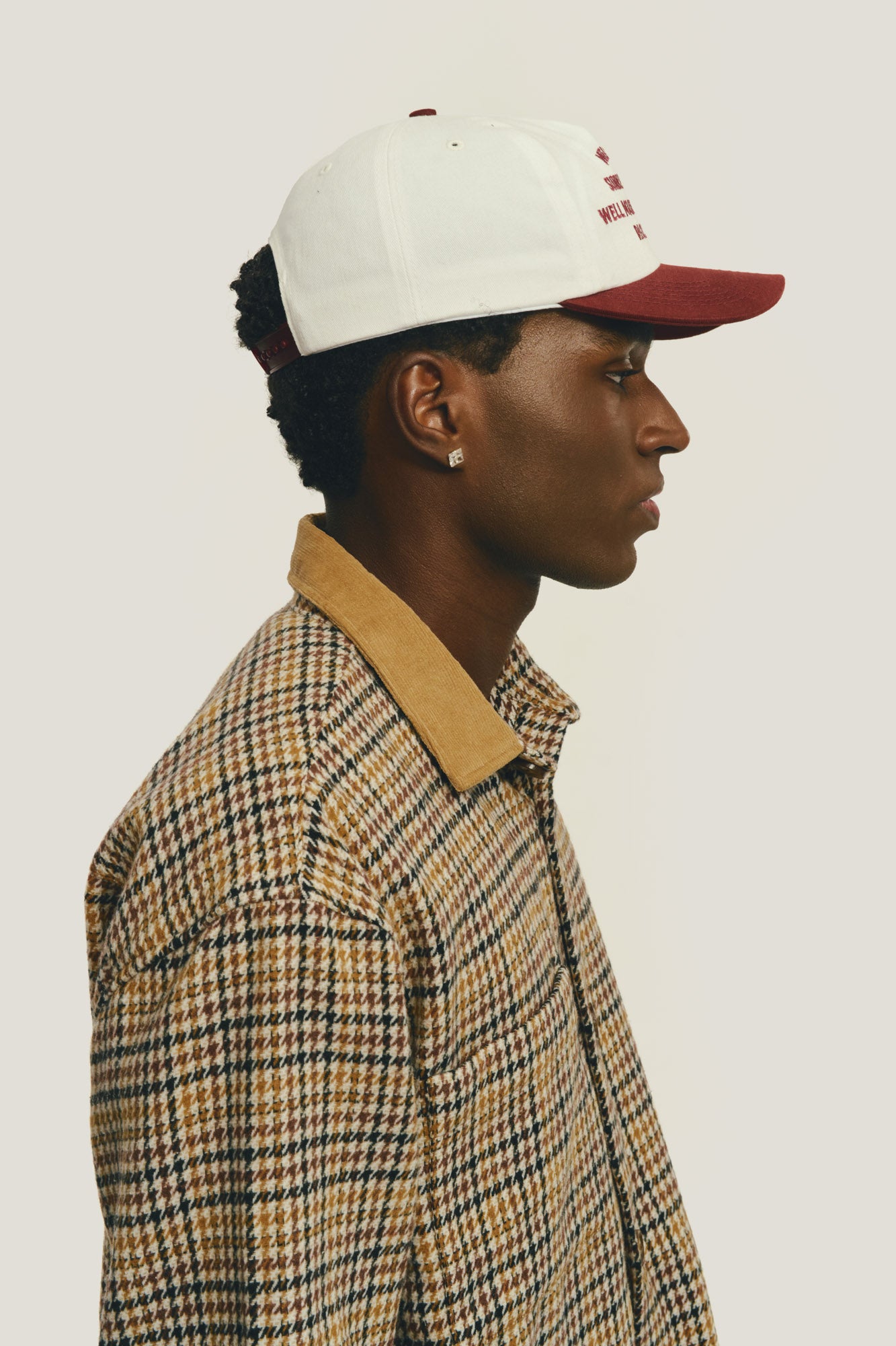 Boné Sunny Garments - Off White e Vinho