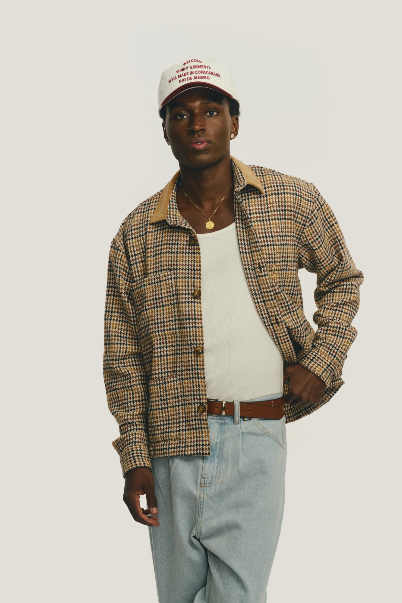Camisa Overshirt ML - Pied Poule