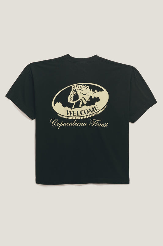 T-shirt Boxy Fit Royal Coin - Preta