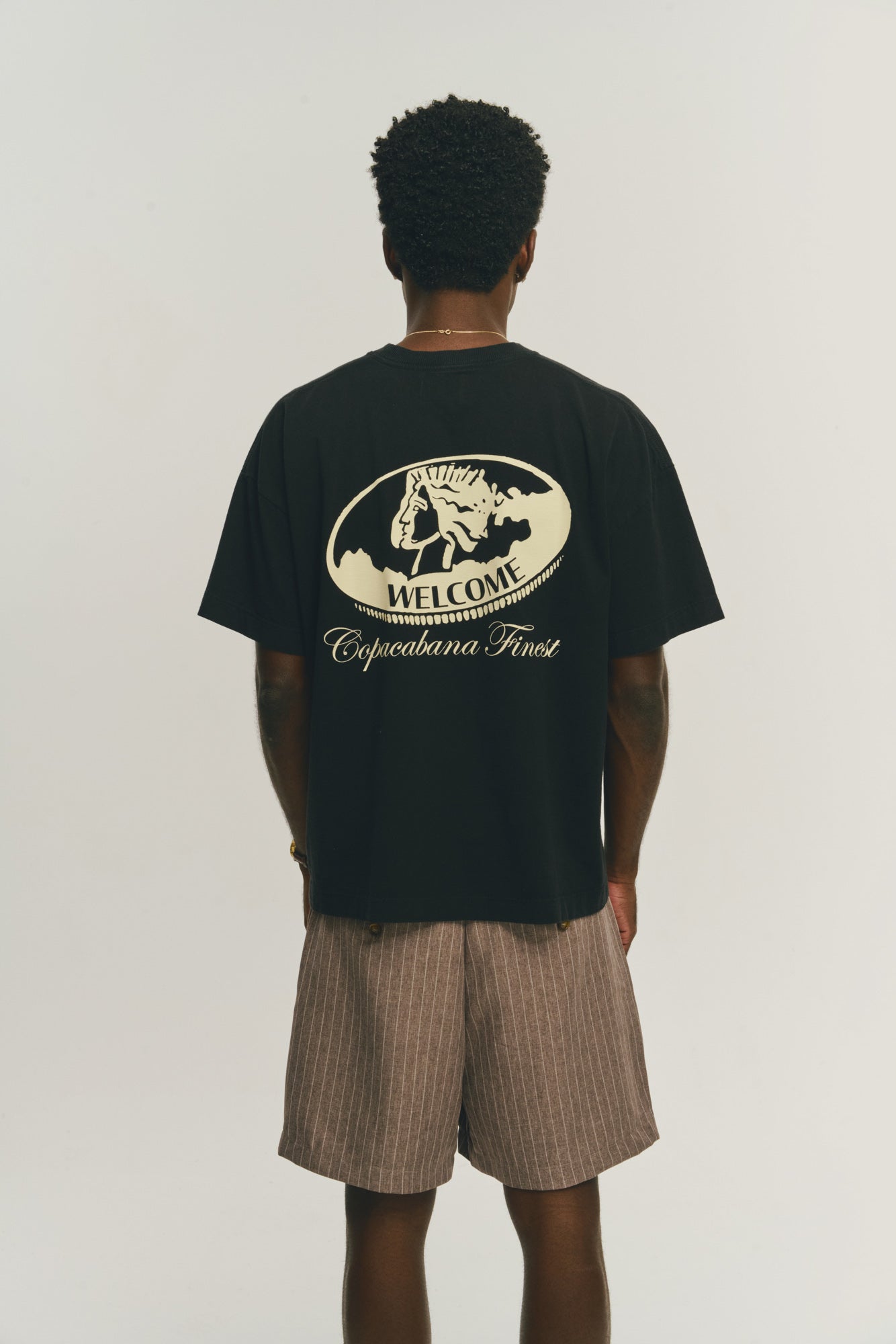T-shirt Boxy Fit Royal Coin - Preta