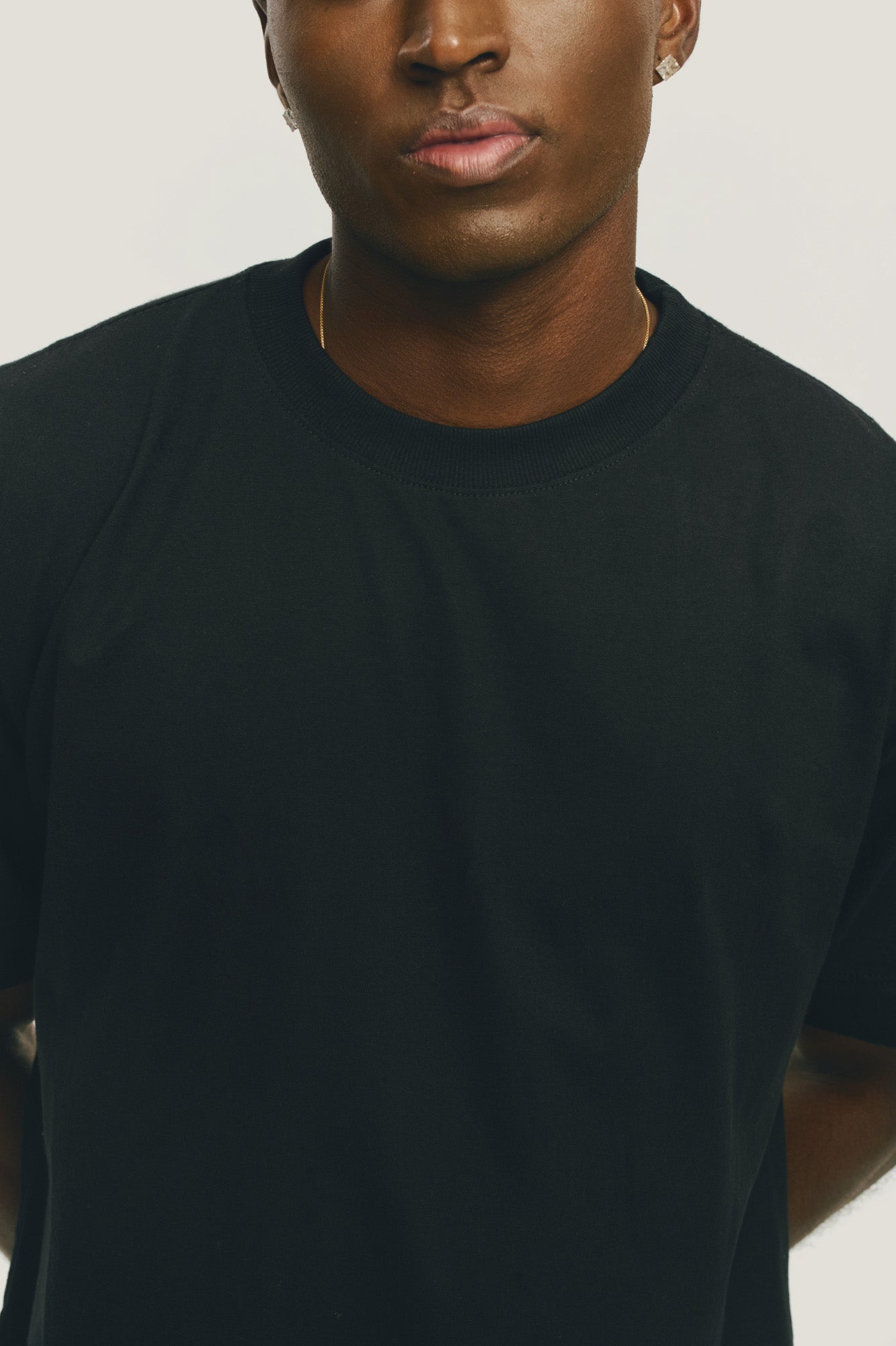 T-shirt Boxy Fit Basic - Preta