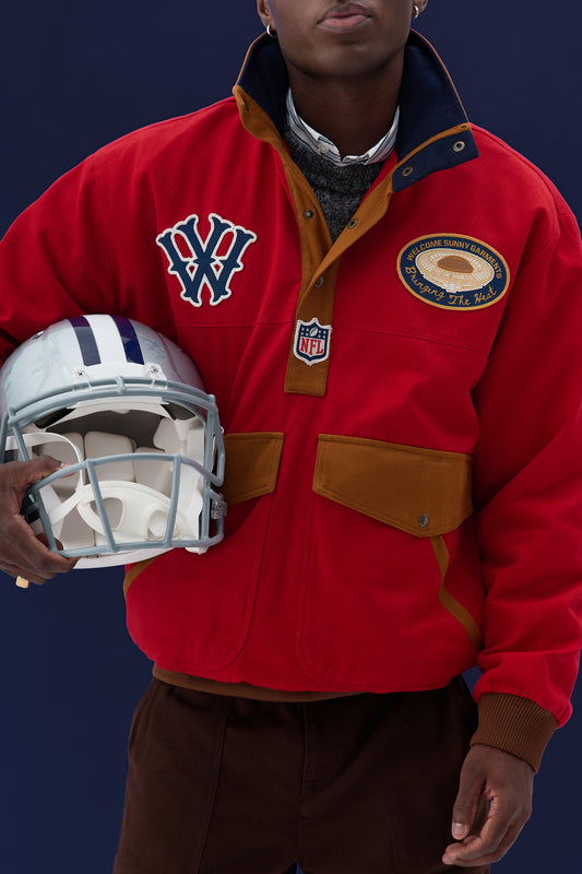Jaqueta Anorak Gunslinger x NFL - Vermelho