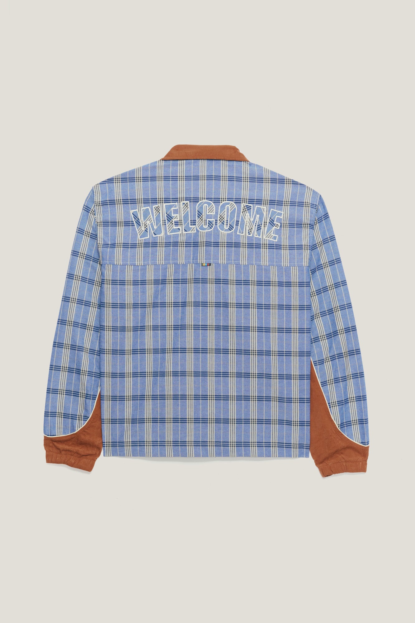 Jaqueta Tracksuit Blue Plaid