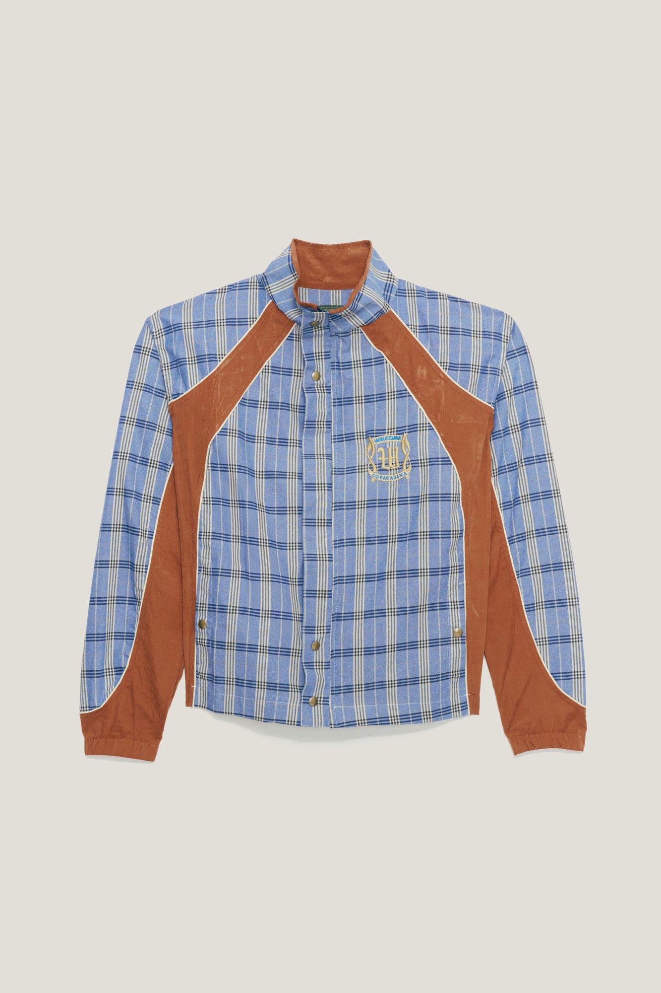 Jaqueta Tracksuit Blue Plaid