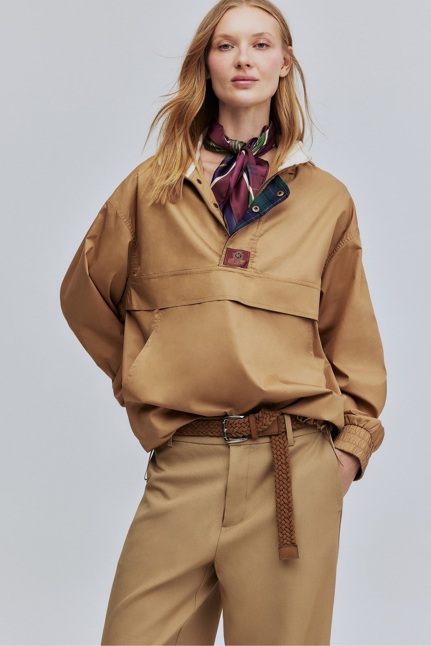 Jaqueta Anorak Corta Vento Hering + Welcome - Amarelo Butter