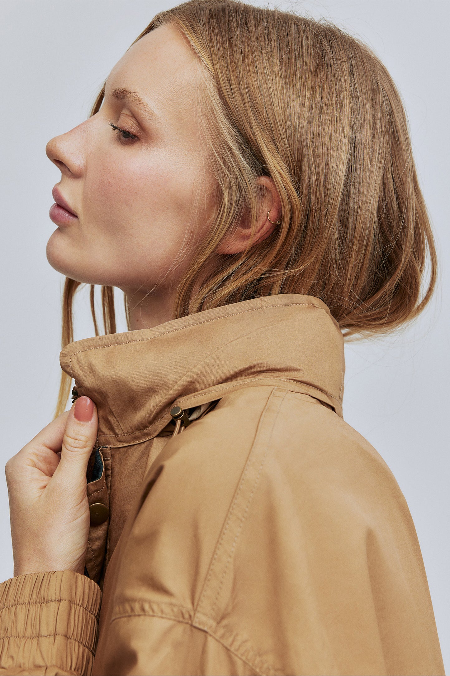 Jaqueta Anorak Corta Vento Hering + Welcome - Amarelo Butter