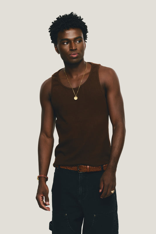 Regata Canelada - Marrom