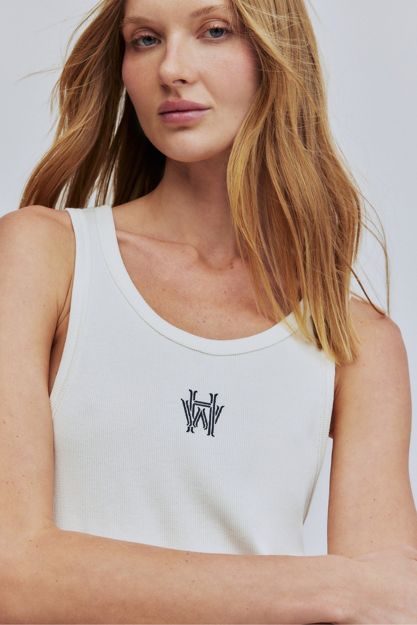 Regata Monograma Algodão Peruano Hering + Welcome - Off White