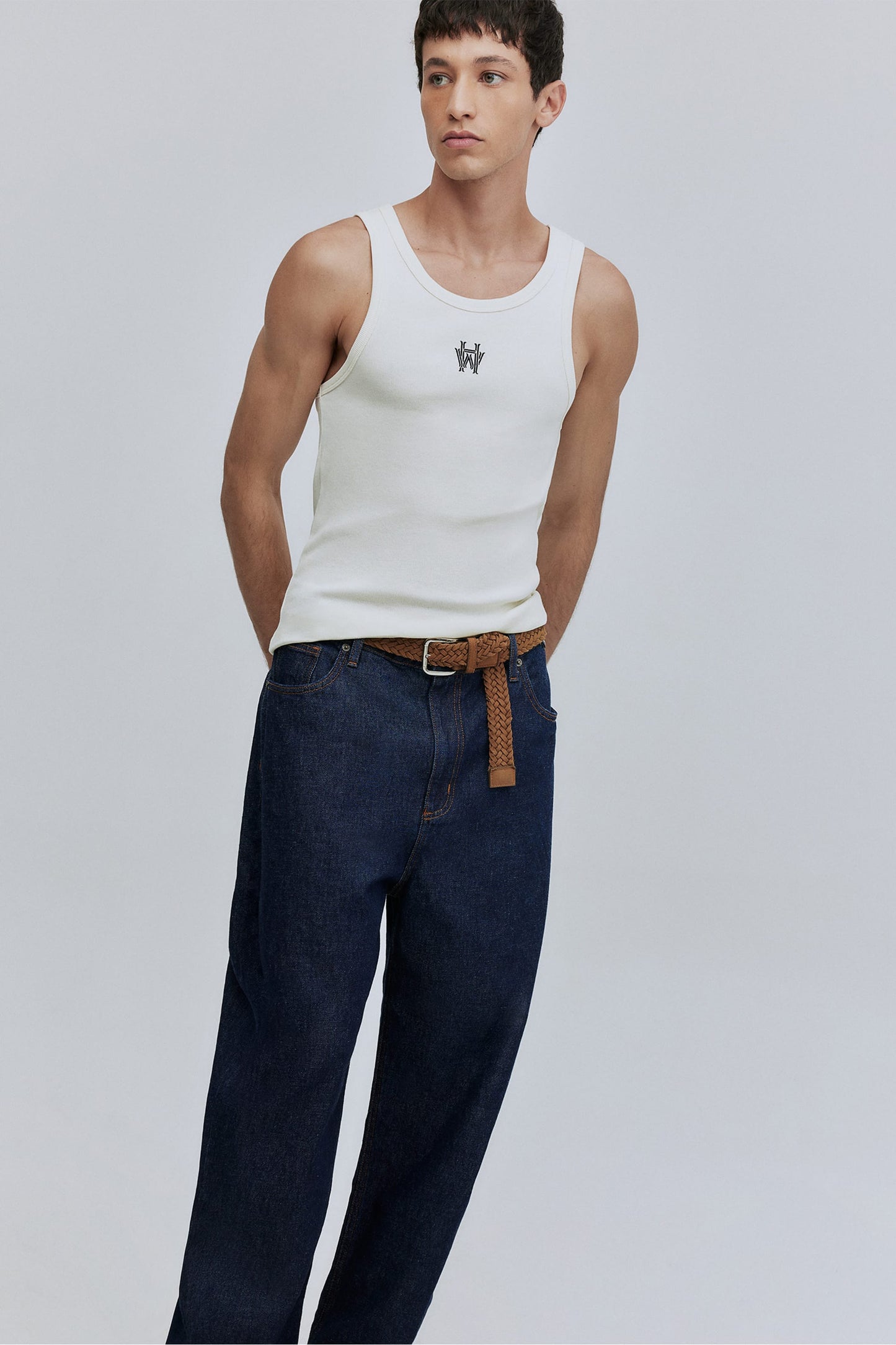 Regata Monograma Algodão Peruano Hering + Welcome - Off White