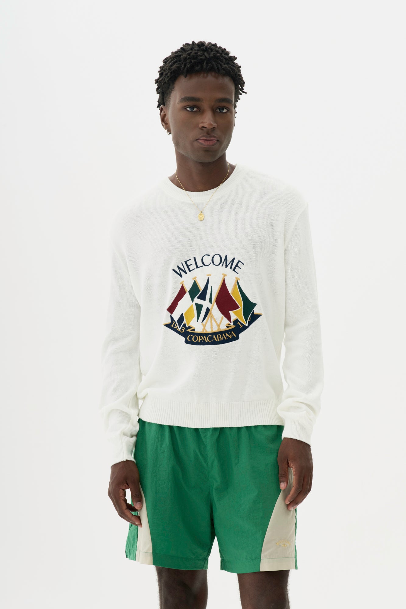 Suéter Tricô Flags - Off White – Welcome Rio