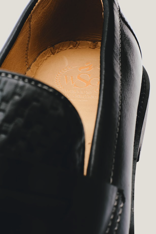 Sapato Penny Loafer Atlântico Tresse - Preto