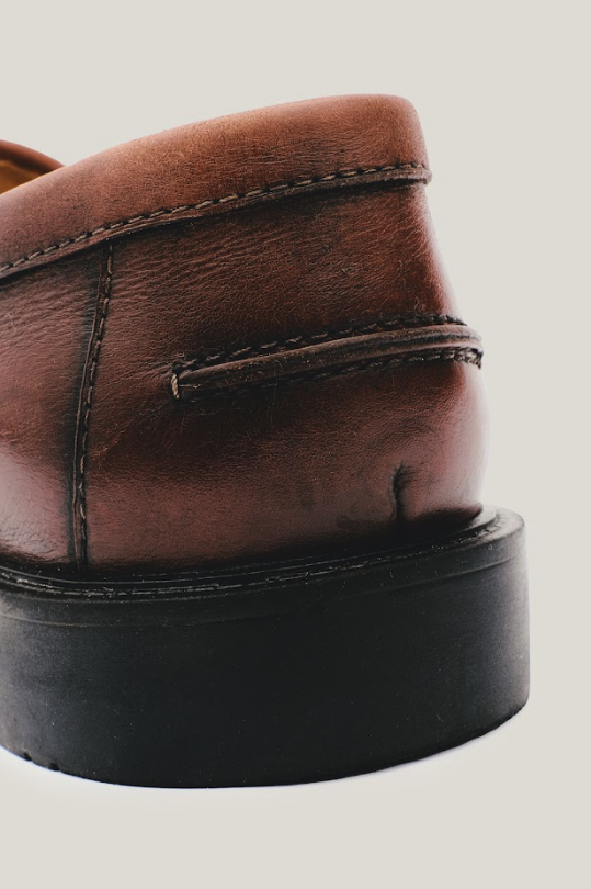 Sapato Penny Loafer Atlântico Tresse - Marrom