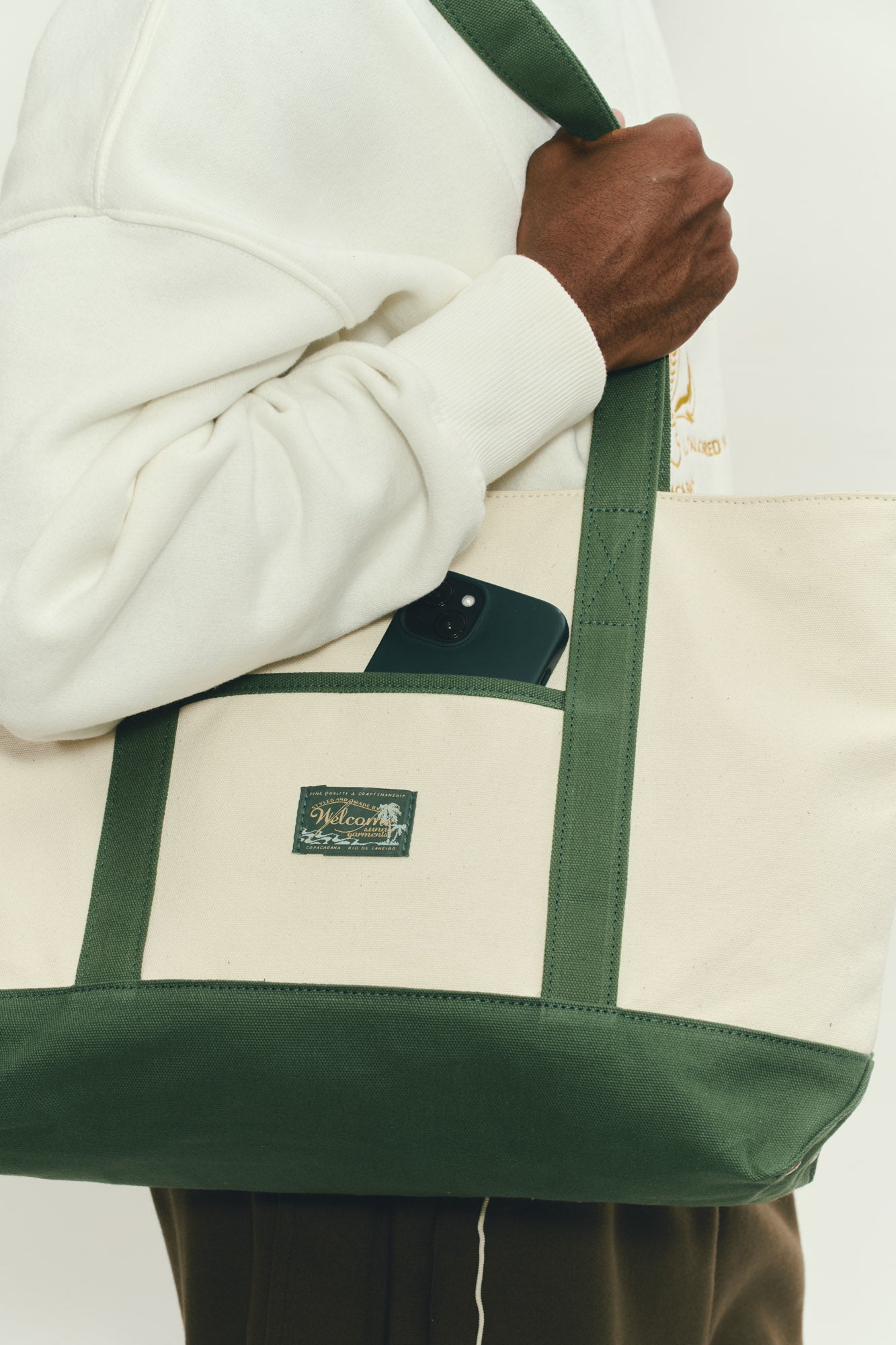Canvas Tote Bag Sunny Heavy Weight - Verde