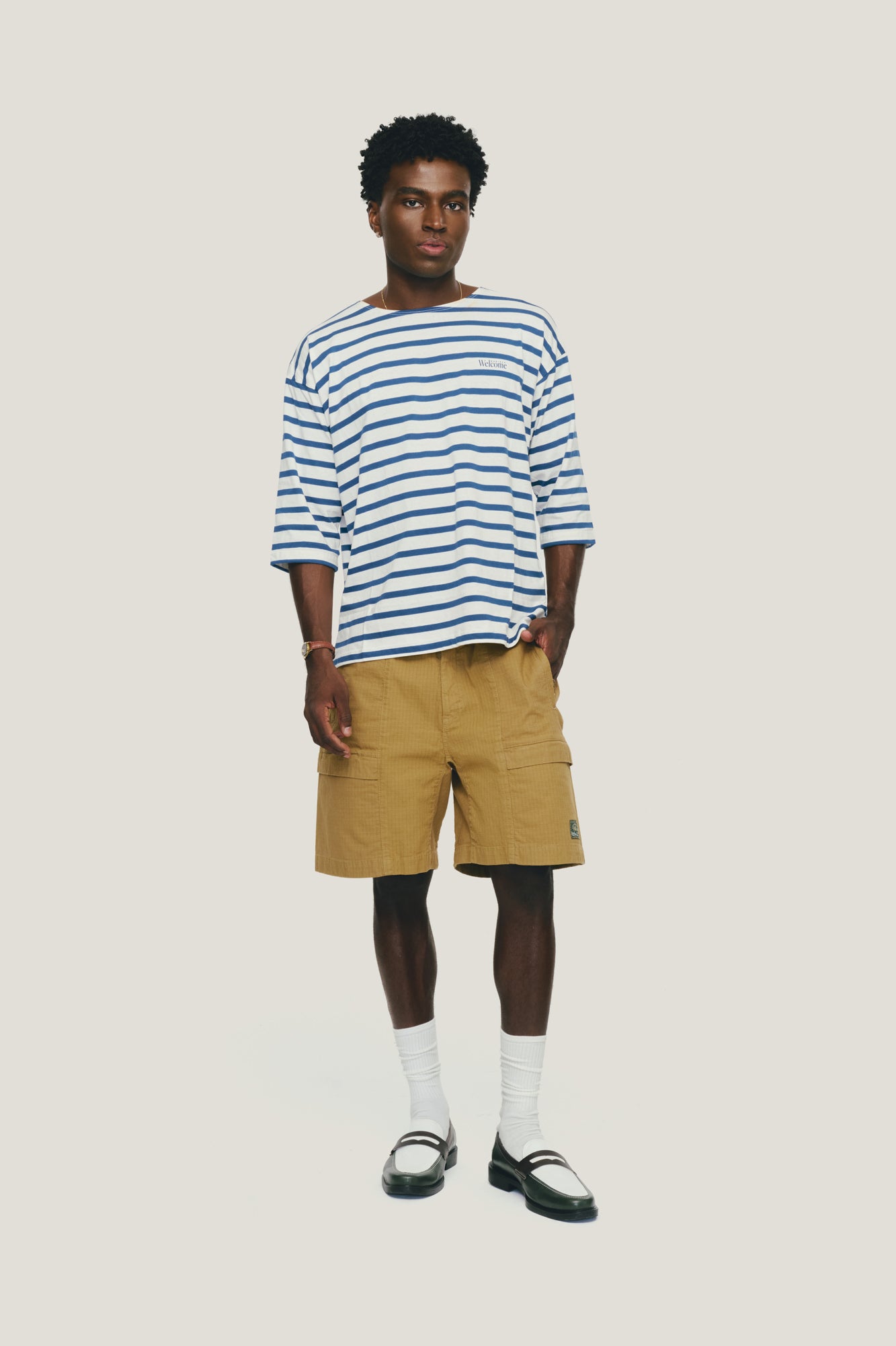 T-shirt Mariner Listrada - Manga 3/4