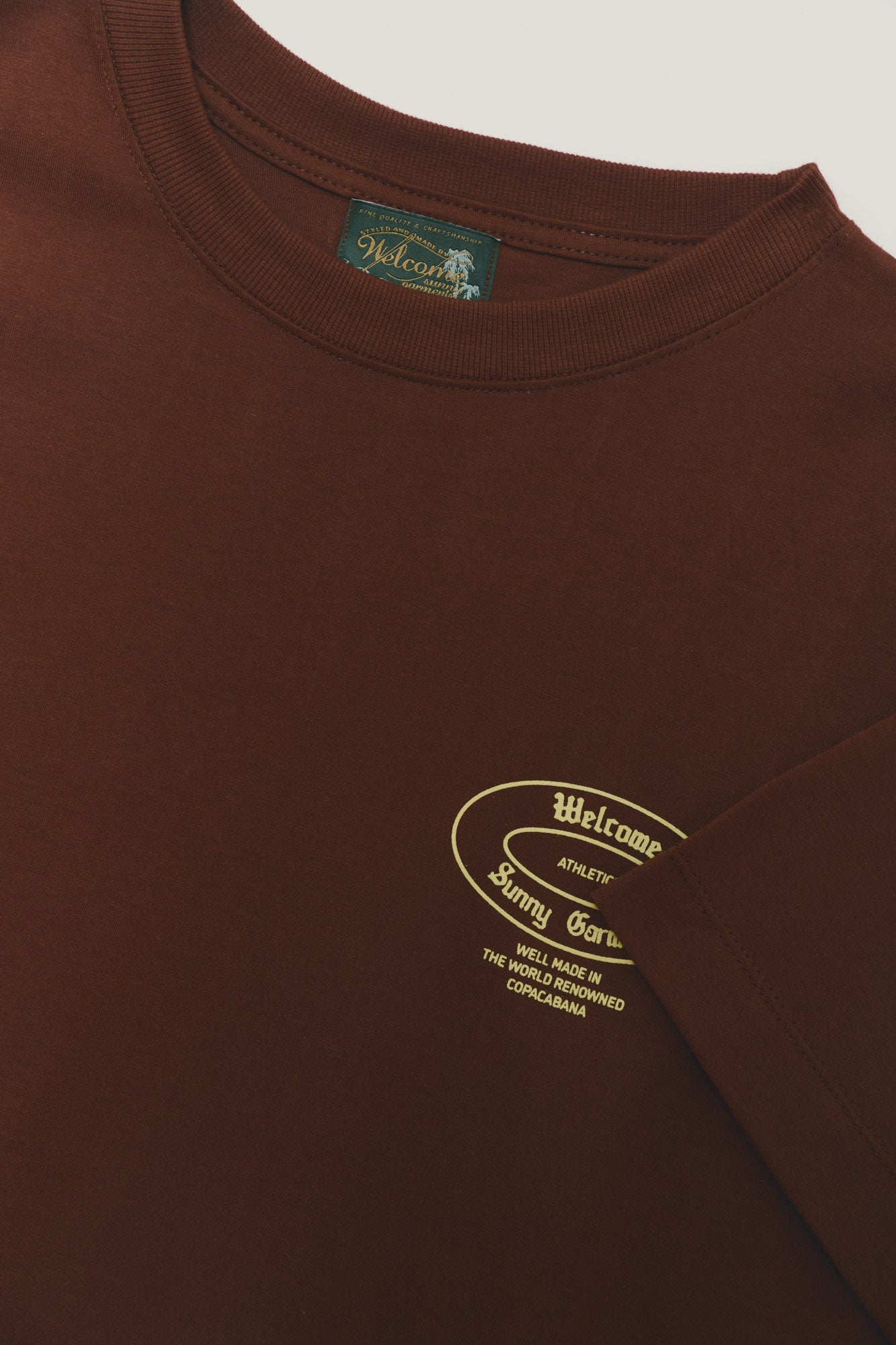 T-shirt Oversized Boxy Marathon - Marrom