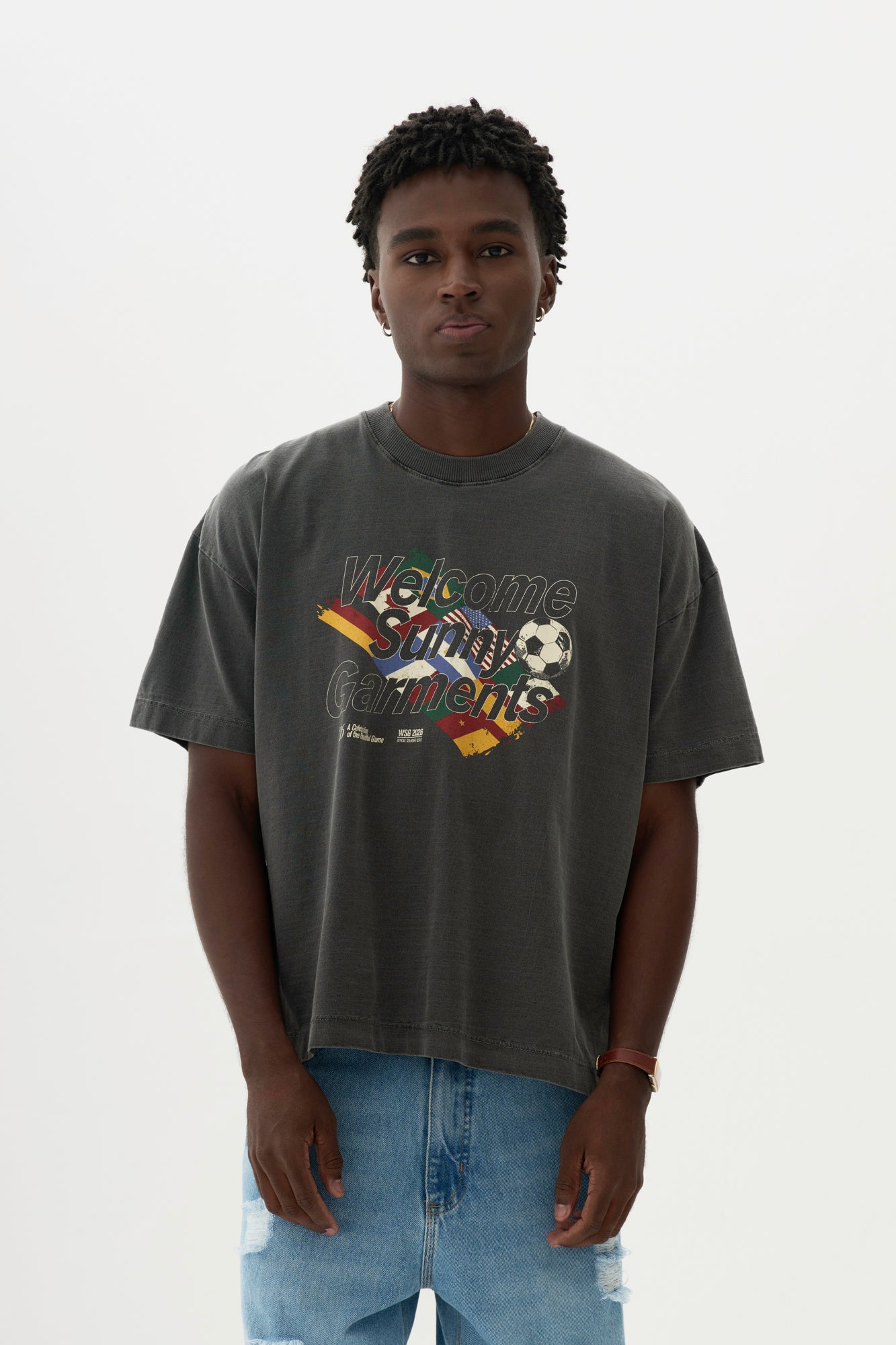 T-Shirt Boxy Fit Nations - Preto Stoned – Welcome Rio