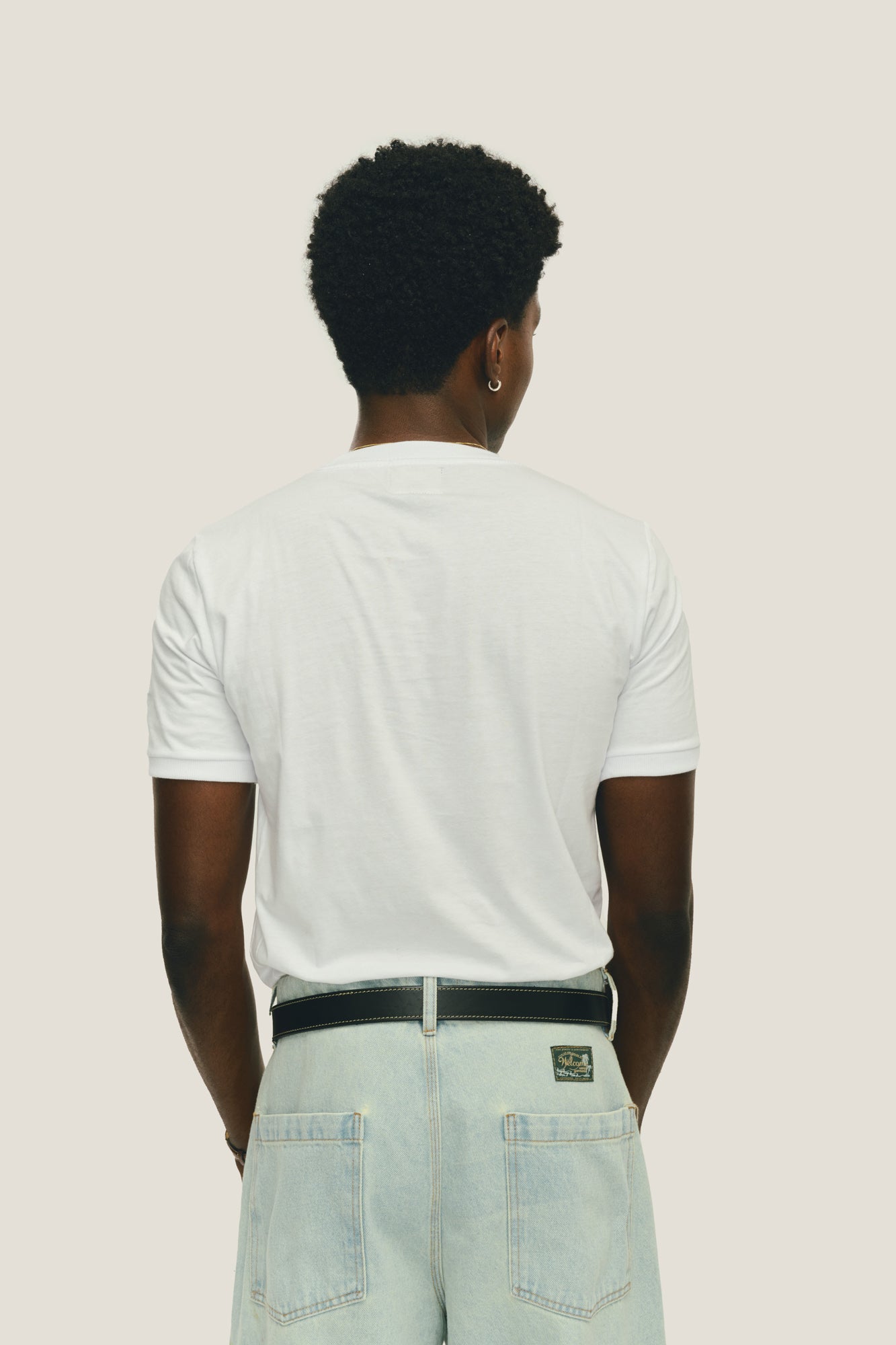 T-shirt Slim Fitted - Off White