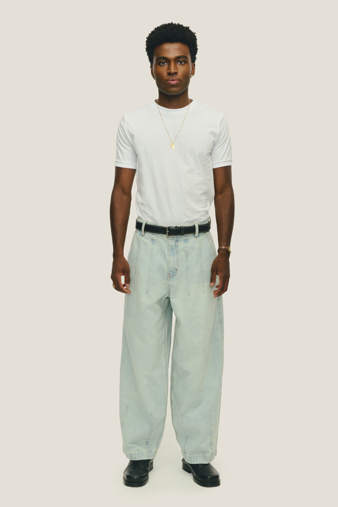 T-shirt Slim Fitted - Off White