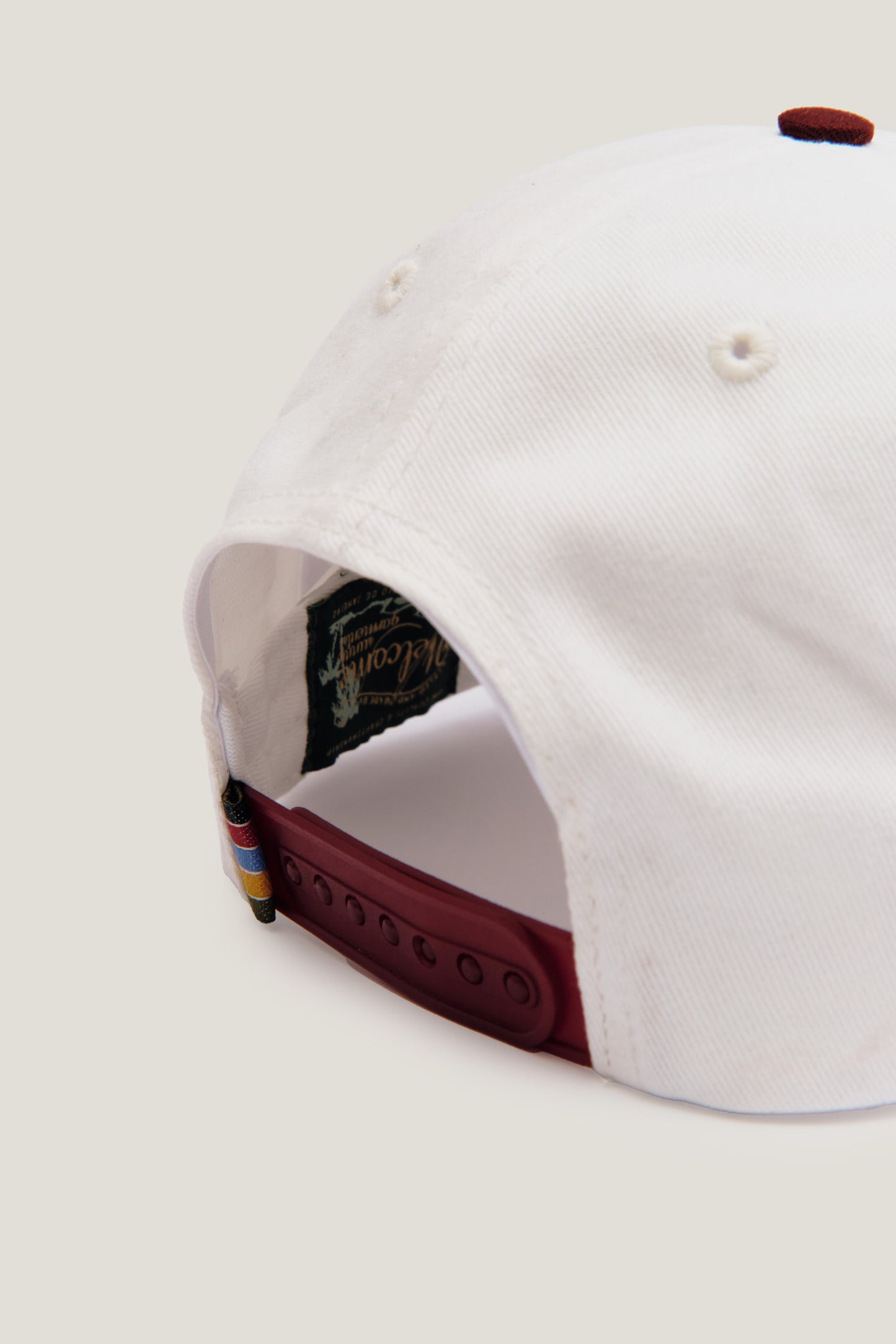 Boné Sunny Garments - Off White e Vinho