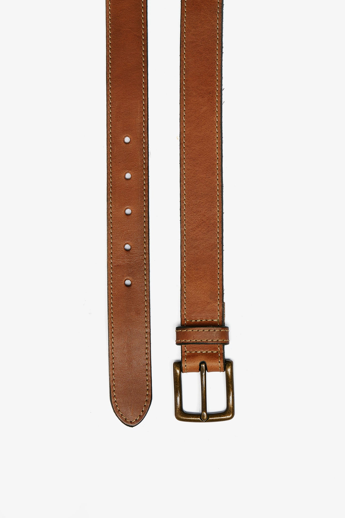 Cinto Pesponto - Marrom Whisky