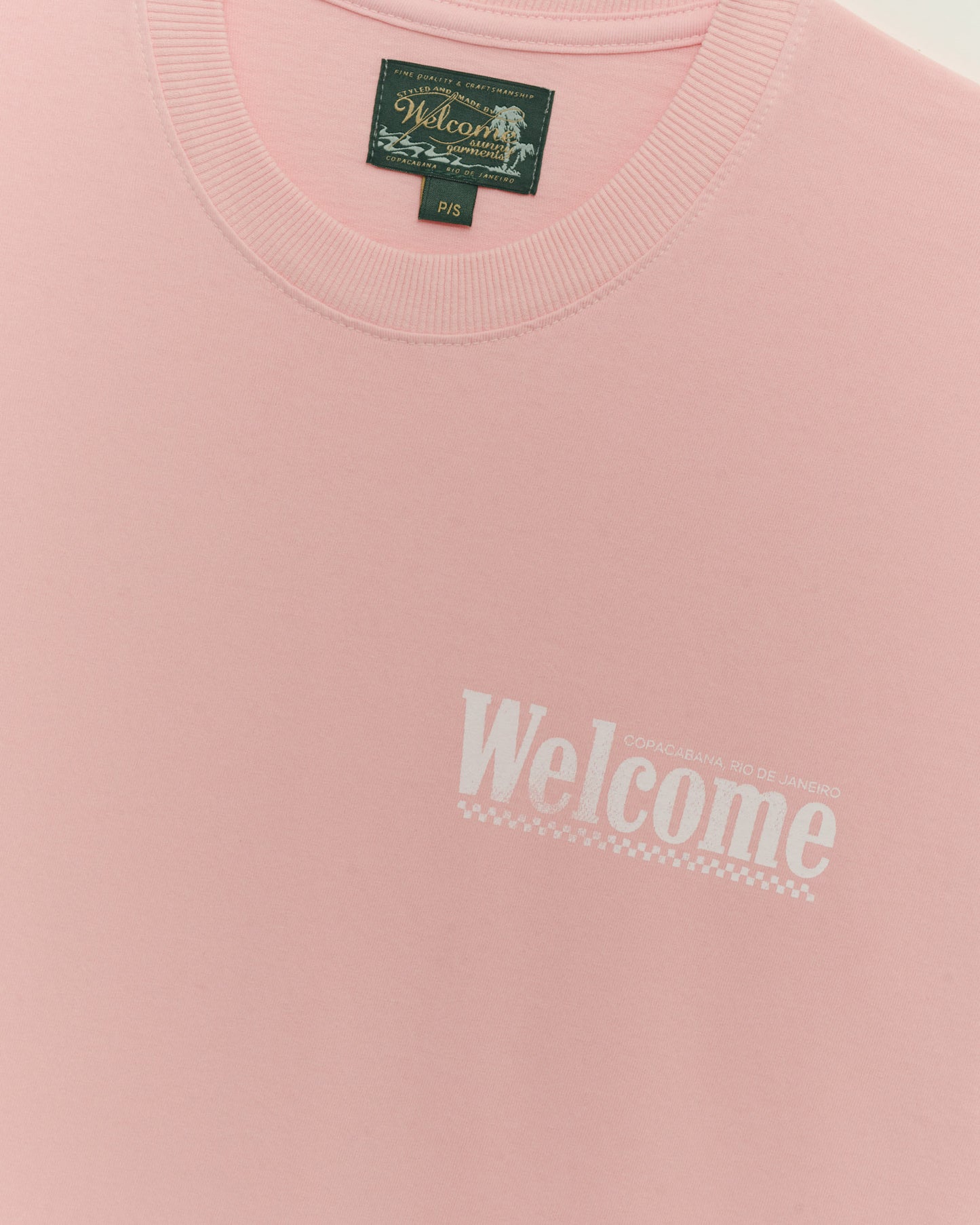 T-Shirt Boxy Fit Taxi Rider - Rosa Stoned