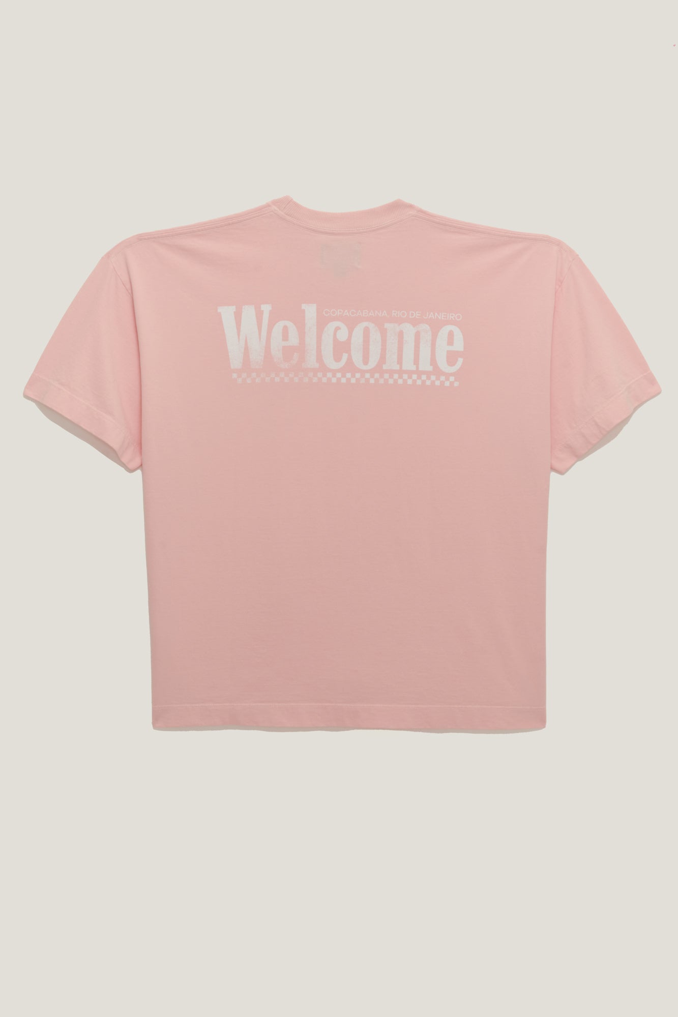 T-Shirt Boxy Fit Taxi Rider - Rosa Stoned