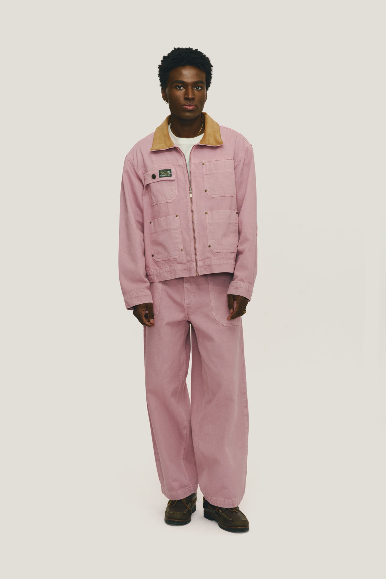 Calça Jeans Balloon - Rosa