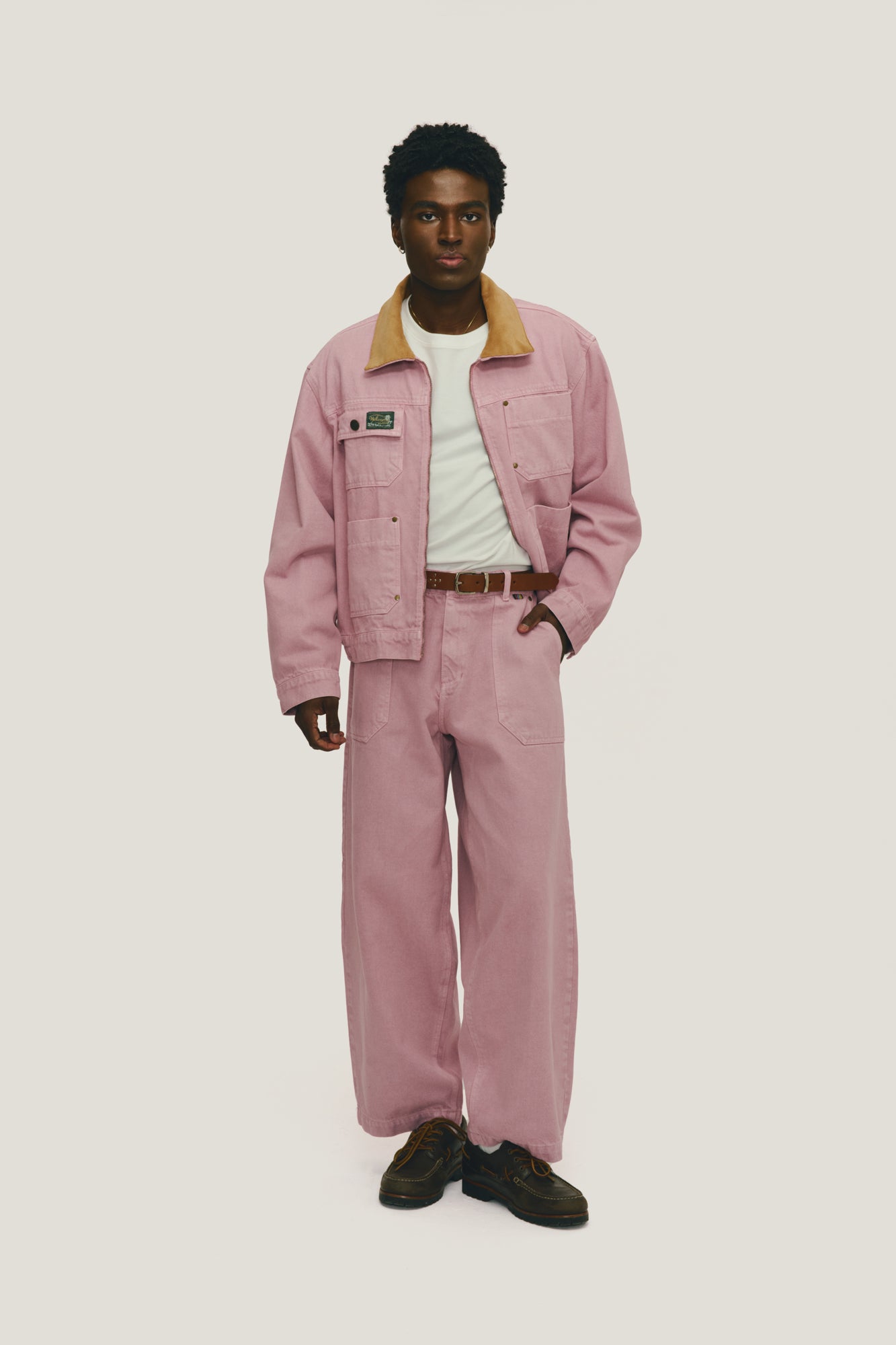 Calça Jeans Balloon - Rosa