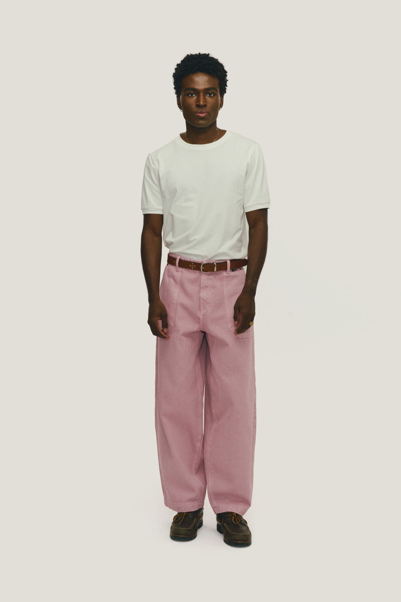 Calça Jeans Balloon - Rosa