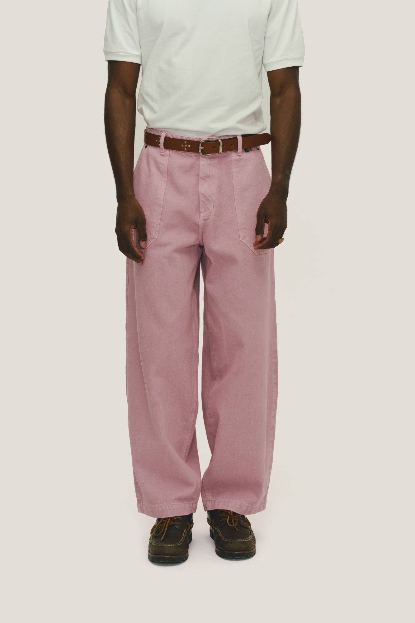 Calça Jeans Balloon - Rosa