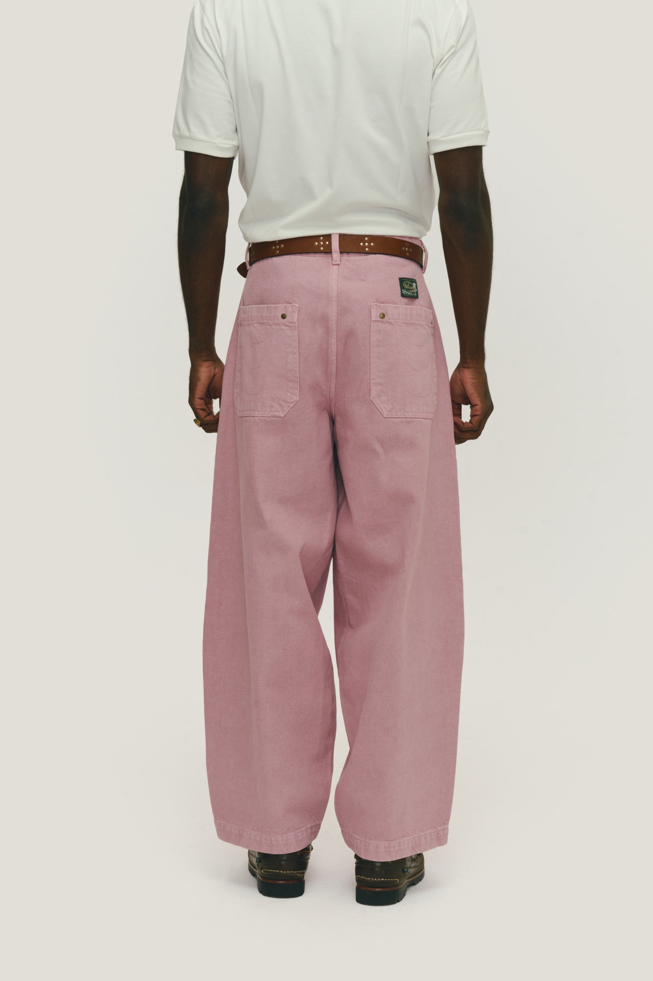Calça Jeans Balloon - Rosa