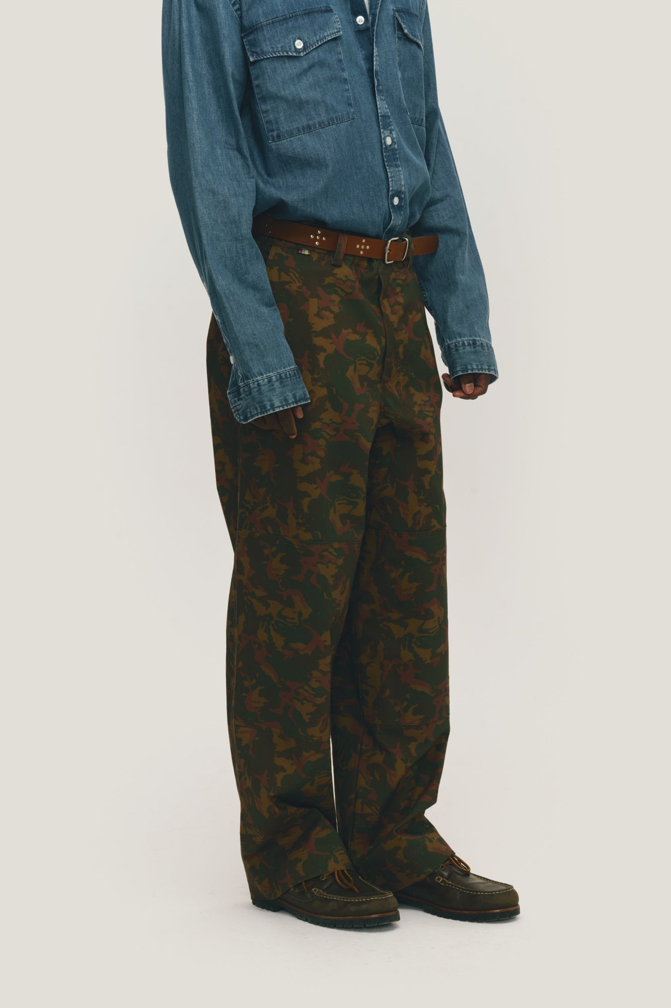 Calça Wide Chino - Camuflado Felini