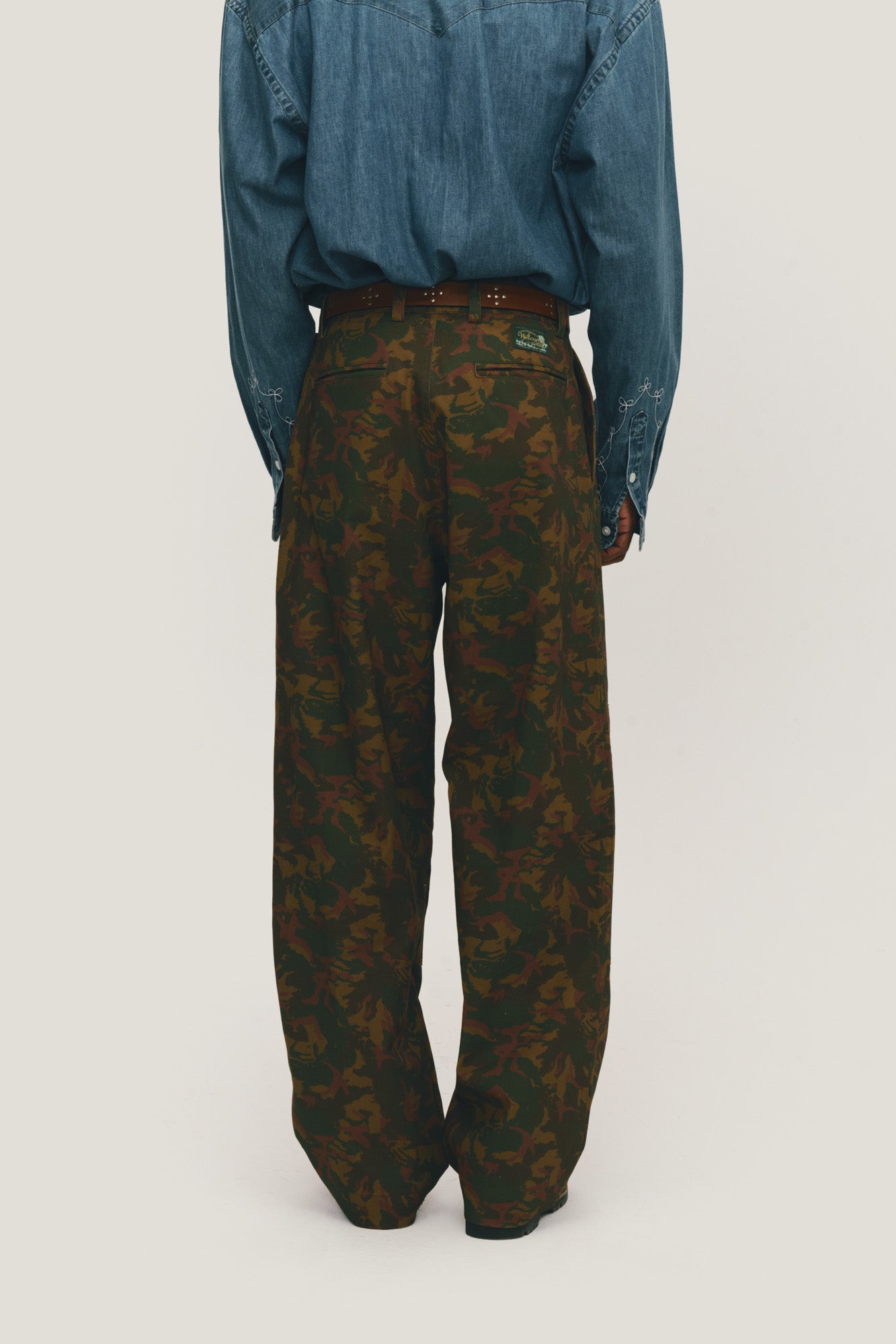 Calça Wide Chino - Camuflado Felini