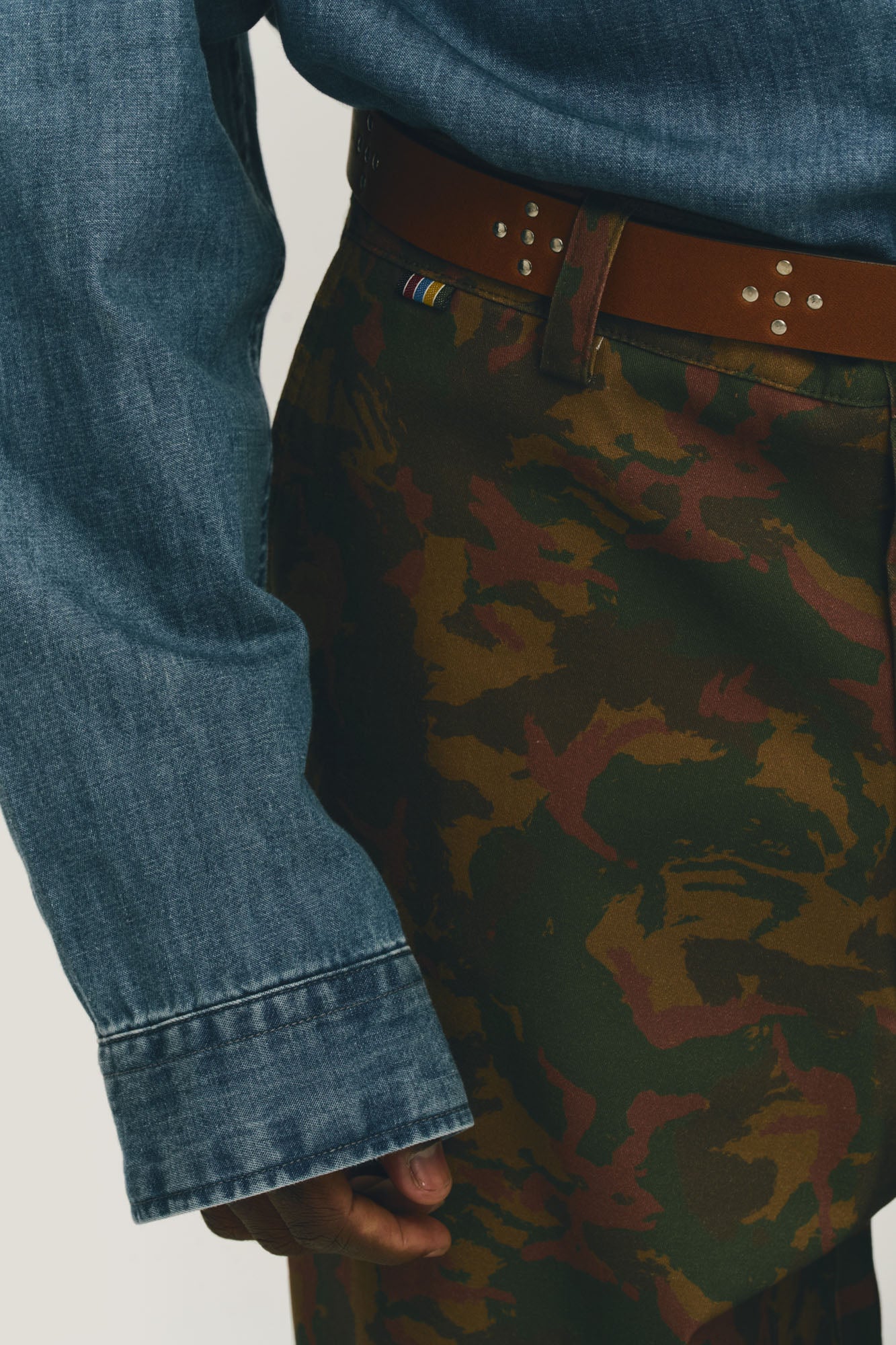 Calça Wide Chino - Camuflado Felini