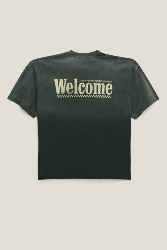 T-Shirt Boxy Fit Taxi Rider - Preto Stoned