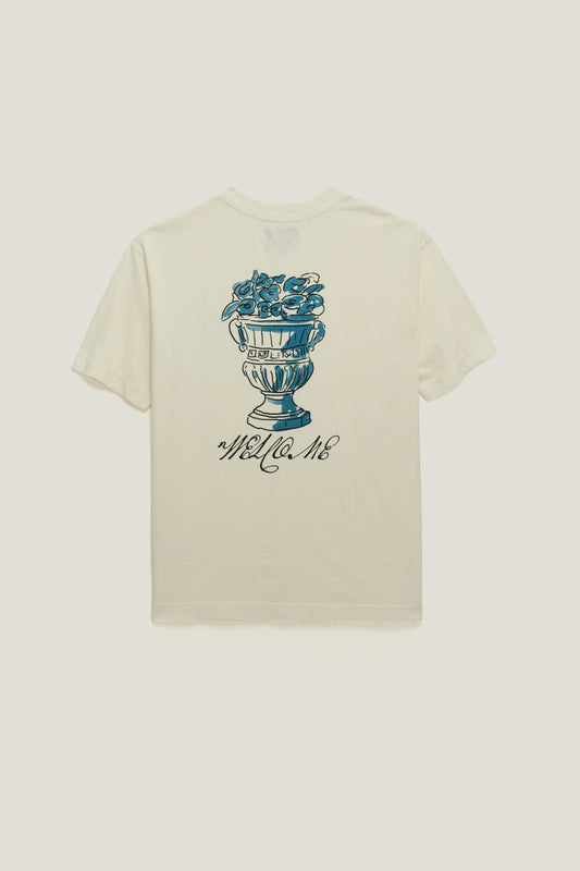 T-Shirt Regular Fit Vase - Off White