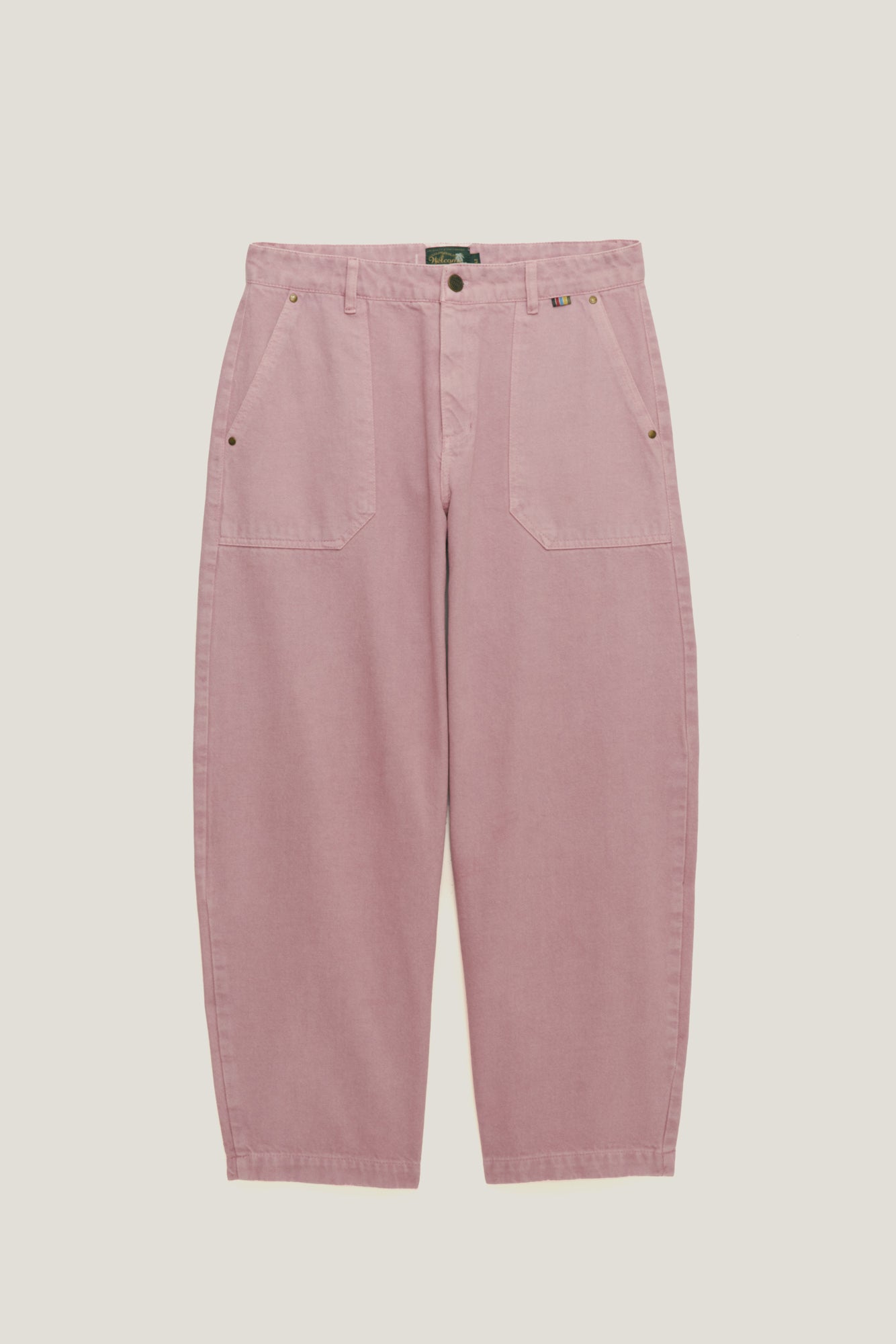 Calça Jeans Balloon - Rosa