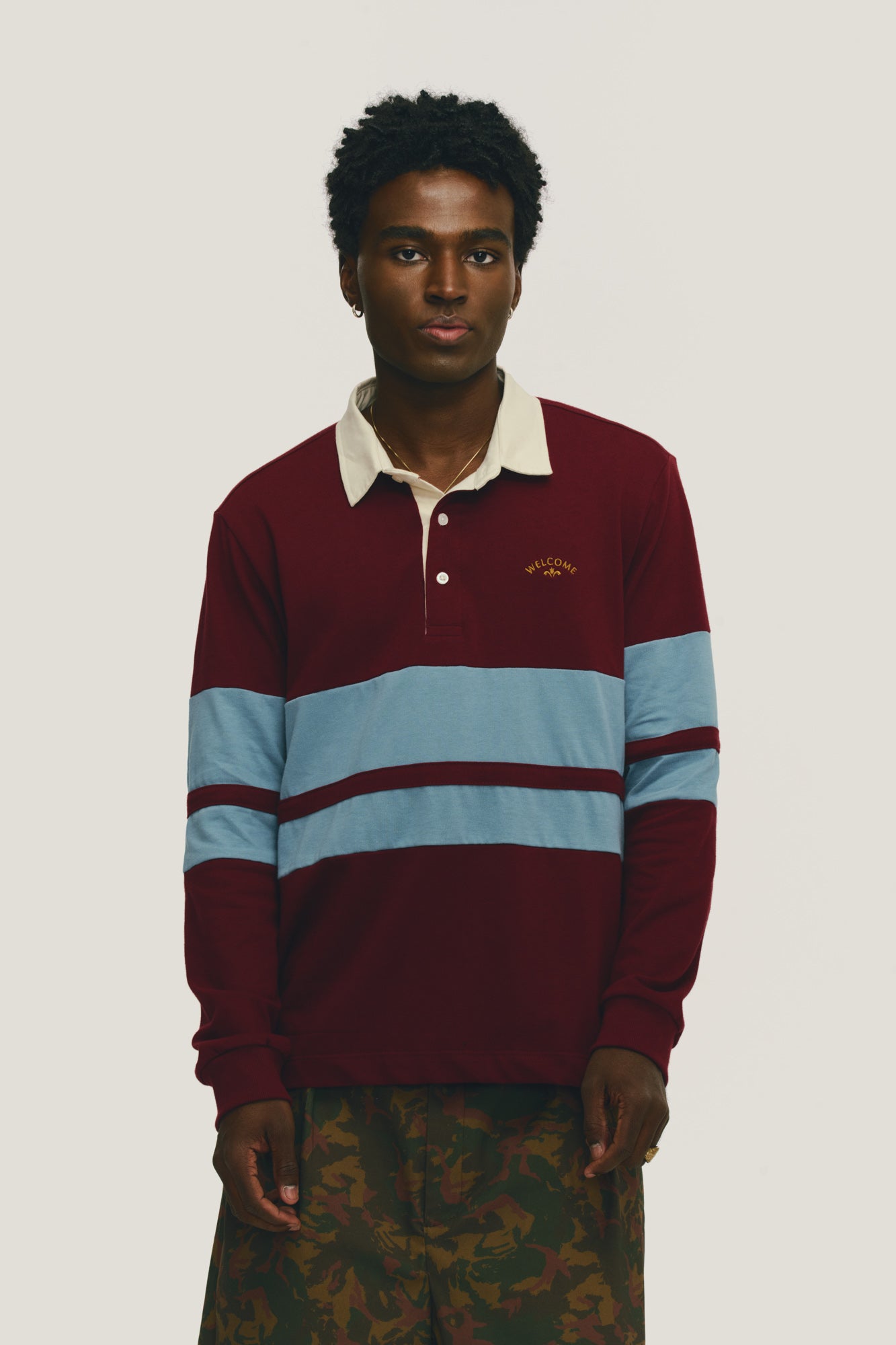 Polo Rugby Tulipa Listra ML - Vinho Bordeaux